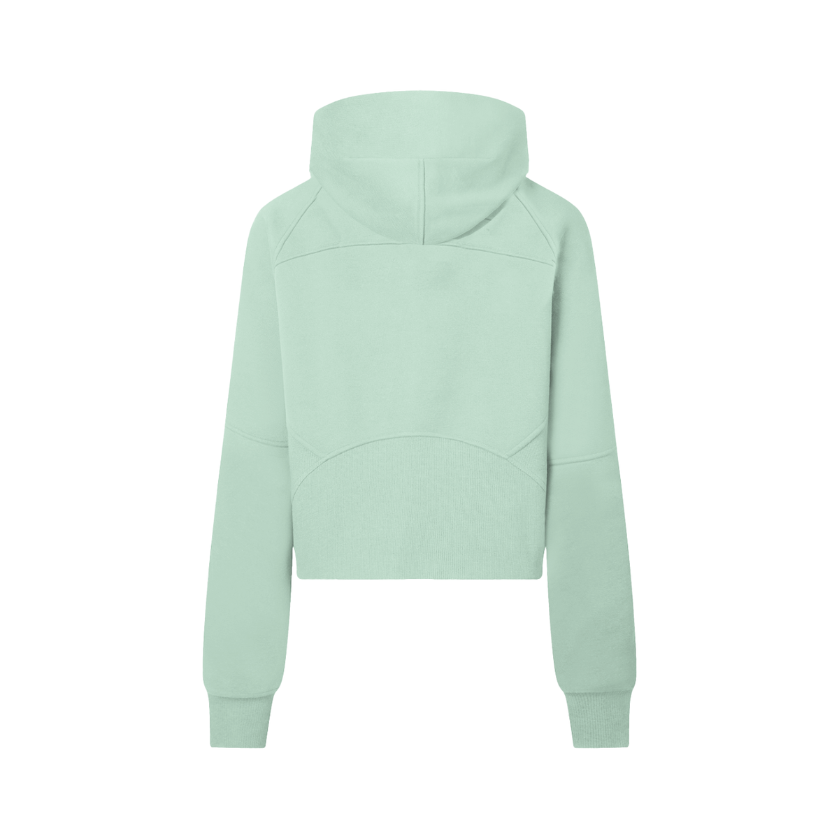 Womens Mental Lab Cropped Half-Zip Hoodie