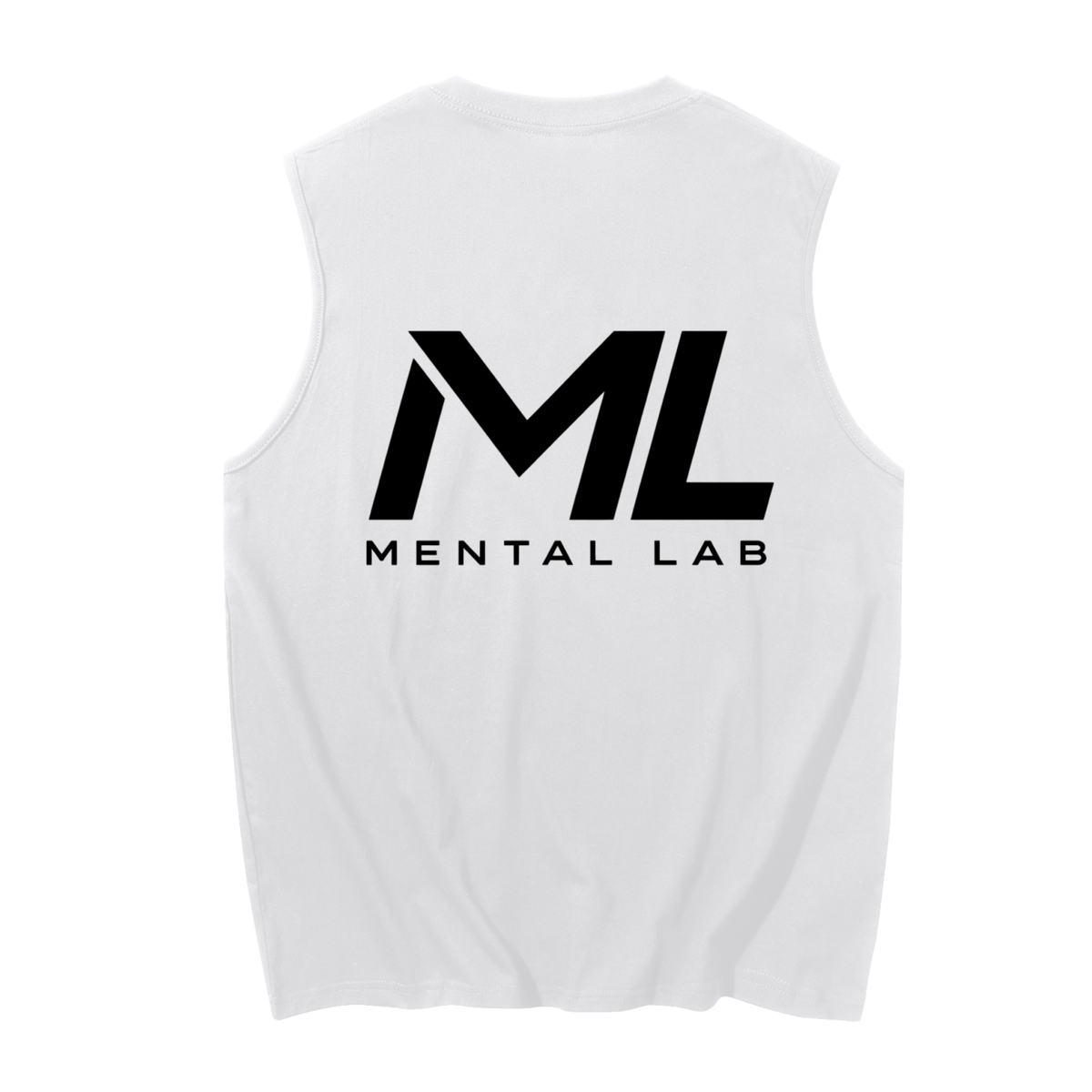 Mental Lab Men's Sleeveless 100% pure cotton Gym Vest
