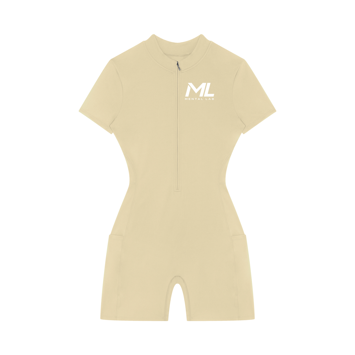 Women's Mental Lab Quarter-Zip Short Sleeve Romper
