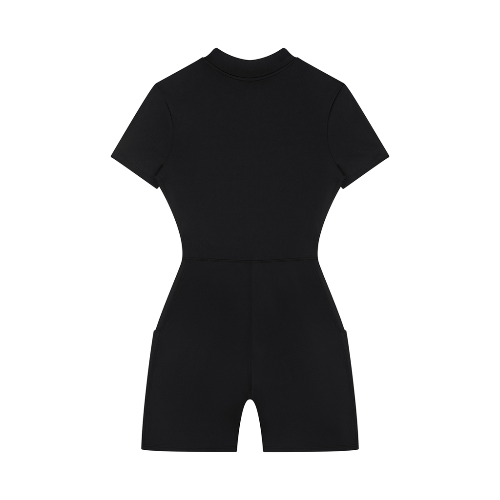Women's Mental Lab Quarter-Zip Short Sleeve Romper