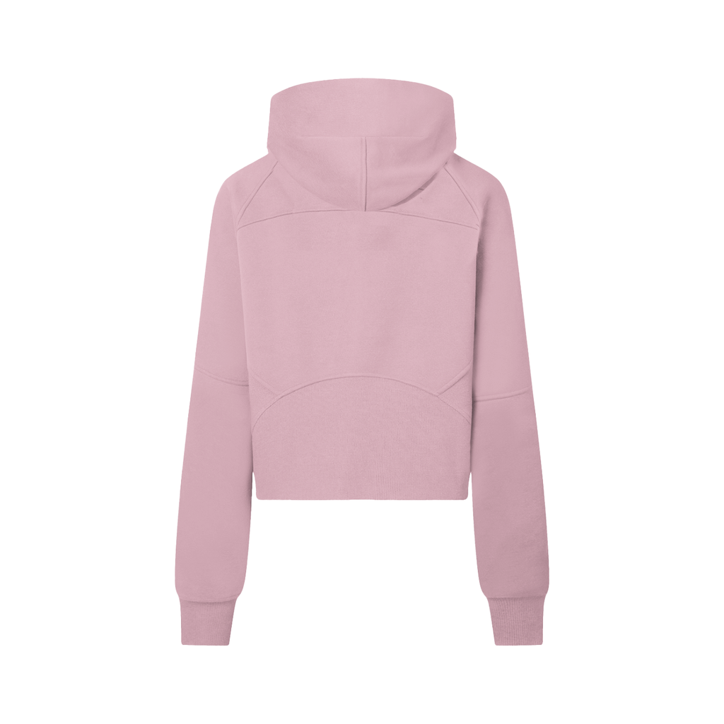 Womens Mental Lab Cropped Half-Zip Hoodie