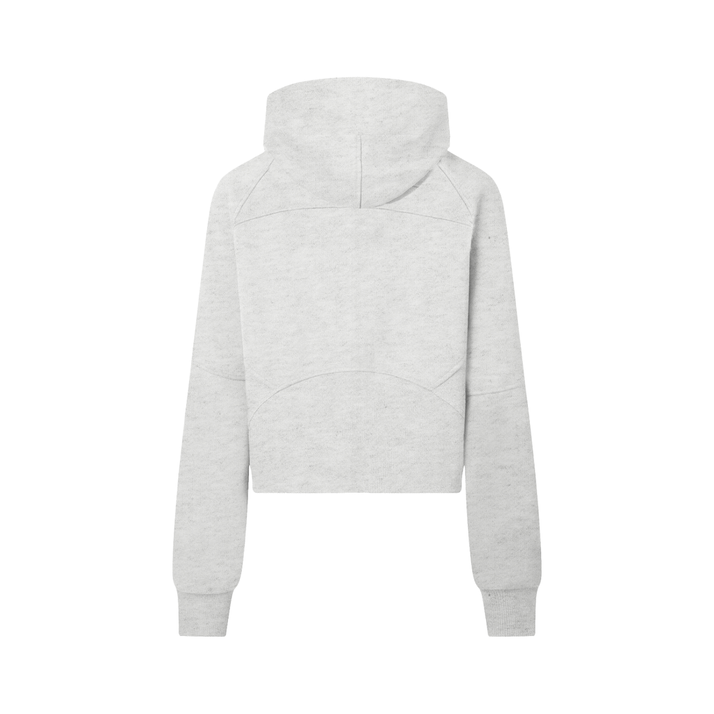 Womens Mental Lab Cropped Half-Zip Hoodie