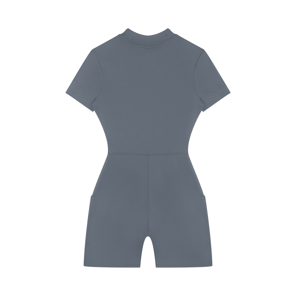 Women's Mental Lab Quarter-Zip Short Sleeve Romper