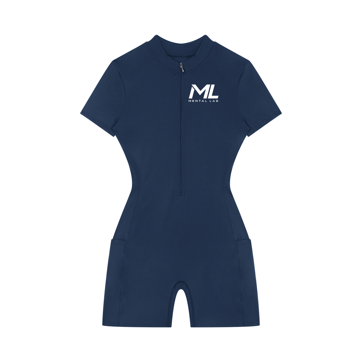 Women's Mental Lab Quarter-Zip Short Sleeve Romper