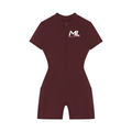 Women's Mental Lab Quarter-Zip Short Sleeve Romper