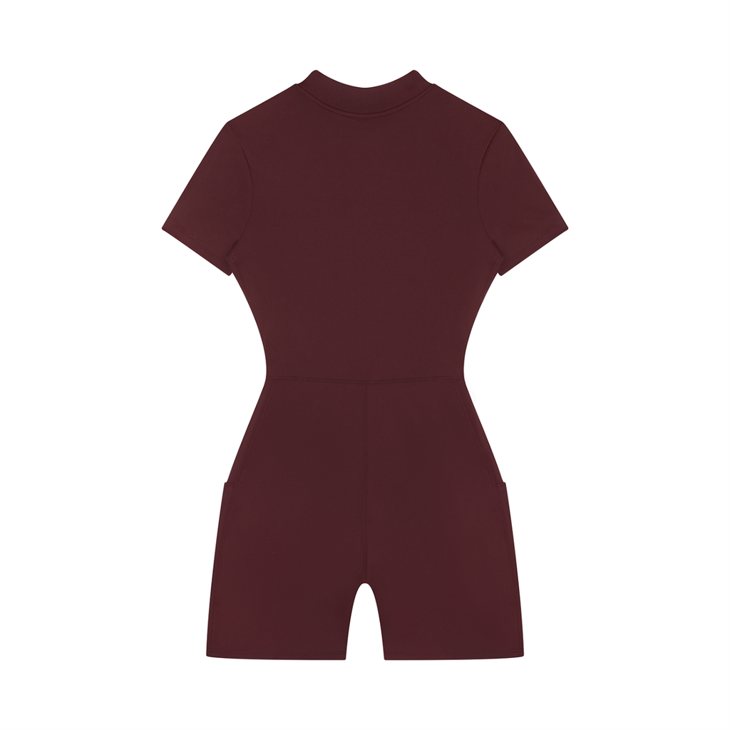Women's Mental Lab Quarter-Zip Short Sleeve Romper