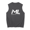 Mental Lab Men's Sleeveless 100% pure cotton Gym Vest