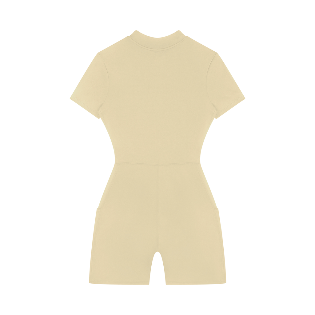 Women's Mental Lab Quarter-Zip Short Sleeve Romper