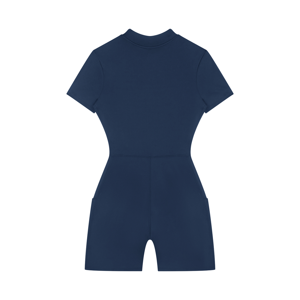 Women's Mental Lab Quarter-Zip Short Sleeve Romper